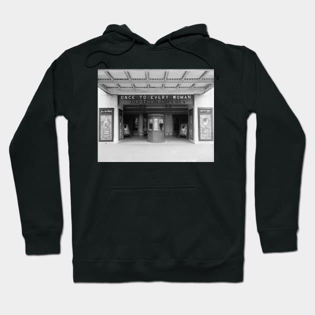 Rialto Movie Theater, 1920. Vintage Photo Hoodie by historyphoto